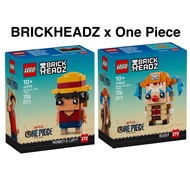 LEGO Brickheadz x One Piece :40799 Luffy and 40800 Buggy