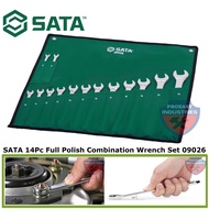 SATA 09026 14pcs 8mm-24mm Combination Wrench Set (Metric)