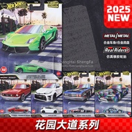 Hot Wheels GTJ68 Gold Label Garden Avenue Toyota Yalex Japanese GTR Ford Mustang Lanbo Alloy Car Mod