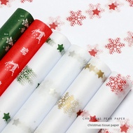 wrapping paper christmas wrapping paper Christmas Green Sydney Paper Crepe Paper Snowflake Liner Pap