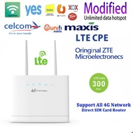 modifeid 4G Wi-Fi LTE CPE WIFI Router Modem 150Mbps/ 300Mbps High Speed 4G LTE Indoor Router