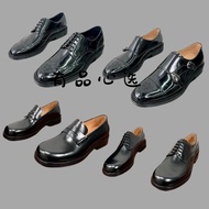 Dior Men's Business Formal Leather Shoes Letter Braddock Carved Lace-Up Low-Heeled Derby Shoes Slip-