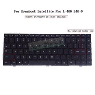 for Toshiba Dynabook Satellite Pro L-40G L40-G DK300S JF159 Laptop Keyboard