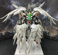 白雪姬高達 mg 1/100 wing zero gundam  模型上色完成品 大班 8827  超合金  metal build  ccs  bandai