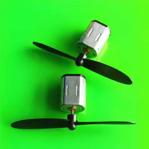 2set/pack N20 3-3.7V 22000 Micro DC Motors With Black Red CW CCW Propeller Model Airplane Helicopter