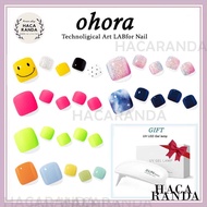 [OHORA] Nail art High quality SEMI-CURE Real Gel NAIL PEDI 32 piece/Pedicure / pedi Sticker P731-736