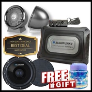 Car Speaker Underseat Subwoofer BLAUPUNKT GTR110A Car Speaker + 6 Inch Speaker BGx 1602N + 2" Full Range Tweeter