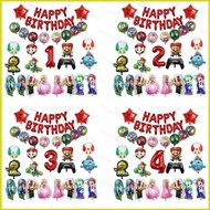 SnOw Super Mario Themed Decoration Celebrate Happy Party Balloon Set Scene Arrangement Party Decoration Supplies