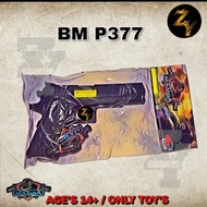 Mainan Anak Laki Pistol Pistolan Tembakan kokang Spring BlackMamba P377  SNI