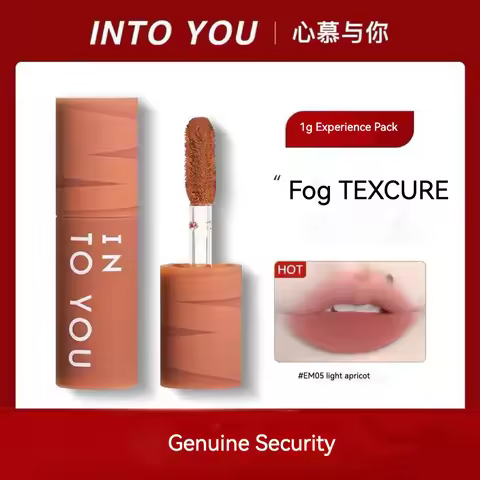 INTO YOU Mini Lipstick 1g Matte Velvet Lip Glaze Smooth Texture EM05 EM08 Natural Makeup No-stick-cu
