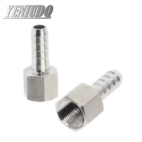 Hose Barb Tail 6/8/10/12/14MM SS304 Stainless Steel Pipe Fitting 1/8" 1/4" 3/8" 1/2" BSP Female Conn