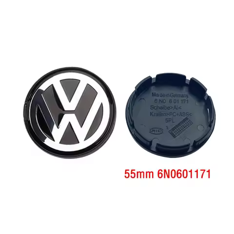 VW Volkswagen Car Wheel Center Hub Caps Cover 3D 4pcs 55mm 56mm 65mm 70mm for 4 5 6 7 Passat B5 B6 B