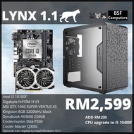 Intel i3 10100F / i5 10400F with GTX 1660 SUPER Pre Built CPU Lynx 1.1