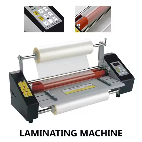 Speed And Temperature Control Laminating Machine A3 A4 Plastic Sealing Machine Photo 1.1m/Minute Rol