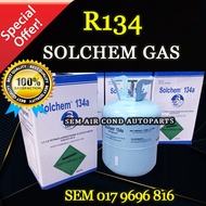 SOLCHEM R134A AIRCOND REFRIGERANT GAS 13.6KG (SOLCHEM GAS) (CAR AIRCOND）