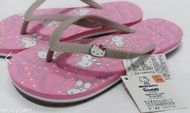 北台灣大聯盟  日本Hello Kitty 女款可愛圖案夾腳拖鞋(台灣製造)  917147-粉  超低直購價200元