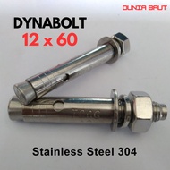 Dynabolt M12X60 Dinabolt 12X60/ Anchor Bolt M12 X 60/ 12 X 60/ - M12 Sleeve