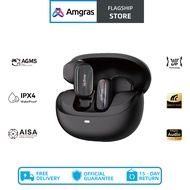 Amgrass Spirit Pro2 Wireless Earphones Mini Short Handle Bluetooth Noise cancelling Earphones Gaming