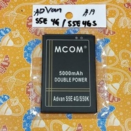 MURAH!!! BATERAI ADVAN S5E 4G S5E 4GS MCOM 5000MAH BATTERY BATTLE