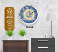 Jam Dinding Edukasi Anak – Jadwal Waktu Sholat / Jam Dinding Aesthetic 25CM / Jam Dinding Islam Penu