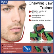2Pcs Men Women Jawline Exerciser 3 Resistance Levels Silicone Jaw Trainer Powerful Beginner Jaw Exer