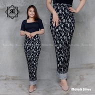 COD Rok Plisket Span Batik Melati Silver Restu Colletion Bahan Premium