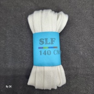 White Flat Shoelaces