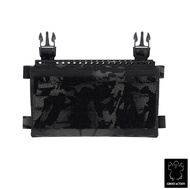 แท่นขุดเจาะ MK5แนวยุทธวิธีรูปทรงผีแผงด้านหน้ากระเป๋าด้านหน้าเสื้อหิ้วสุนัขสไตล์ SS สำหรับ LV119 FCSK