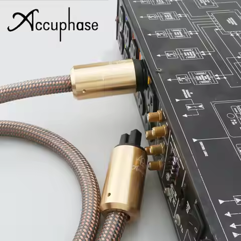 Accuphase HiFi Power Cable High Purity OFC Power Cord with EU/ US Standard Plug For Amplifier CD Pla