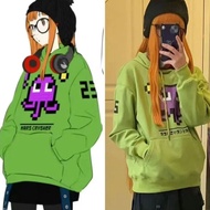 P5 Inspired Sakura Futaba Hooded Green Sweatshirt - Unisex Cosplay Clothing
