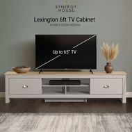 Synergy House Lexington Collection Tv Cabinet 6 feet 60 inch Cabinet Tv  Kabinet Tv-4 Colors /UK Exp