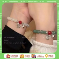 Lucky Bamboo Shore Couple Bracelet Lucky Bracelet Bamboo Bead Bracelet Happy 'FU' Bracelet