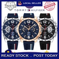 [100% Original &amp; Warranty] Tommy Hilfiger Decker Chronograph Men Watch Jam Tangan Lelaki 1791476 1791474 1791473