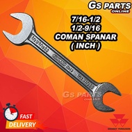 🚜7/16-1/2 X 1/2-9/16 COMAN SPANAR ( INCH ) | GS PARTS