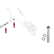 SHIMANO BH90 Oil Pipe BANJO Bolt & O-Ring R785/M8000/M785/M7000/M675/M666