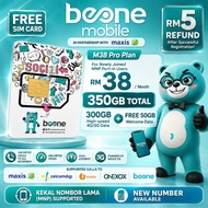 Simkad BeONE Mobile Prepaid SIM Card | Maxis 4G 5G | MNP atau New Number Pilih 4 Digit