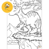 Set of 40 Dinosaur themed coloring pages, coloring pages for children, A4, A5 coloring pages