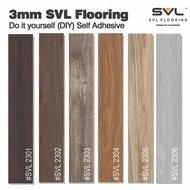 SVL 3mm Vinyl DIY Flooring | self adhesive No Glue Need | Premium Quality
