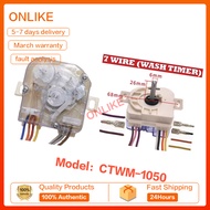 CTWM-1050 ISONIC WASHING MACHINE SEMI-AUTO WASH TIMER CTWM1050 CTWM 1050