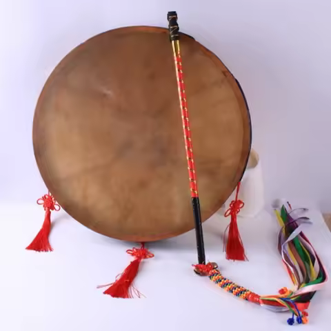 Meditation Shaman Drum Black Cowhide Professional Yoga Shaman Drums Sound Healing Hand Drum Adult Ha