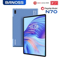 【2025 TOP5】BANOSS N70 Tablet PC 10.1 Inches Android 11 5G WiFi 8800mAh Dual SIM 4G Gaming Online Cla
