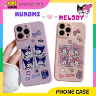 Vivo Y27 Y78 V21 V23e V25 V25e V27 V27e V29 4G 5G kuromi melody printed phone soft case 酷洛米美乐蒂手机壳