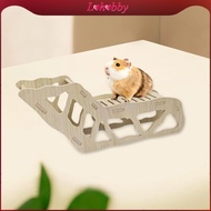[Lohobby] Hamster Climbing Toy, Wooden Ladder, Hamster Habitat Tunnel Exploration Toy for