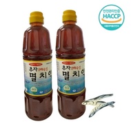 Baekryeong double aged anchovy fish sauce 1KG Chujado recommended umami soup soy sauce kimchi HACCP