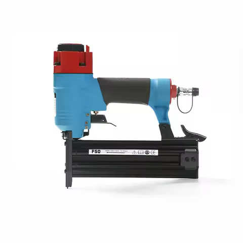 Nail Gun Pneumatic Straight Nail Gun F50 Air Nailer Gun 10-50mm Pneumatic Power Tool For Woodworking