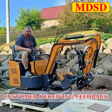 New 1.2 Ton Excavator Long Arm 1500 Kg Crawler Micro Digger With Attachment High-Quality Mini Excava