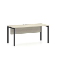 Officescale Meja Kerja Kantor I Meja Manager + Panel Depan - Ash Grey, 180x80x75 cm