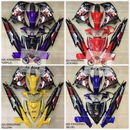 LC135 V2 V3 V4 V5 KING DRAG COVER SET TANAM STICKER