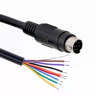 Mini DIN  8 pin Male  MD8  to Wire End  Connecter Adapter Cable