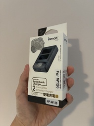 iSmart 雙電充電器 NP-W126 富士電池